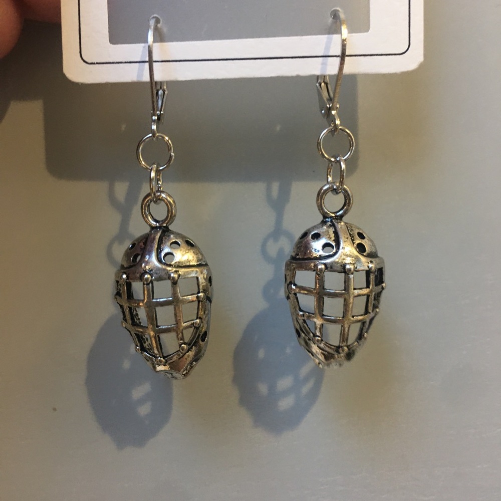 Hockey Goalie Mask earrings